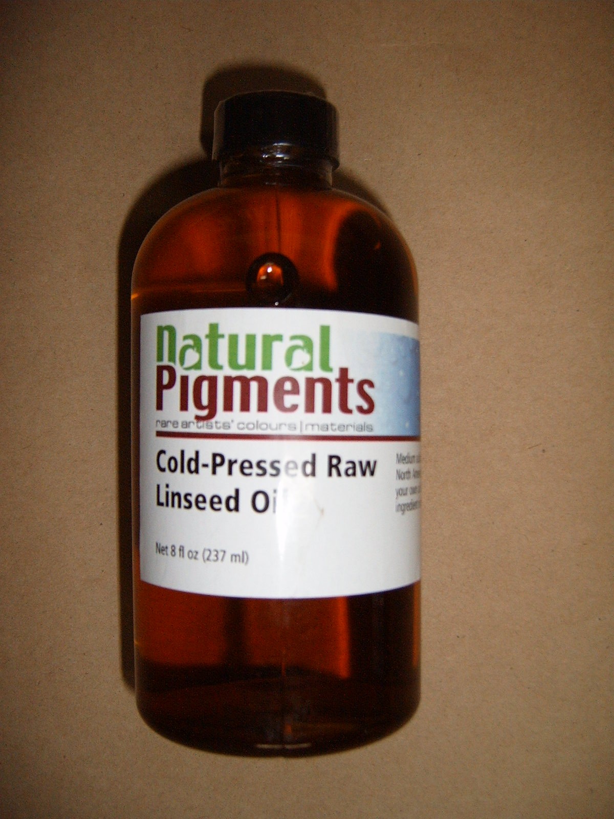 Natural Pigments Cold-Pressed Linseed Oil